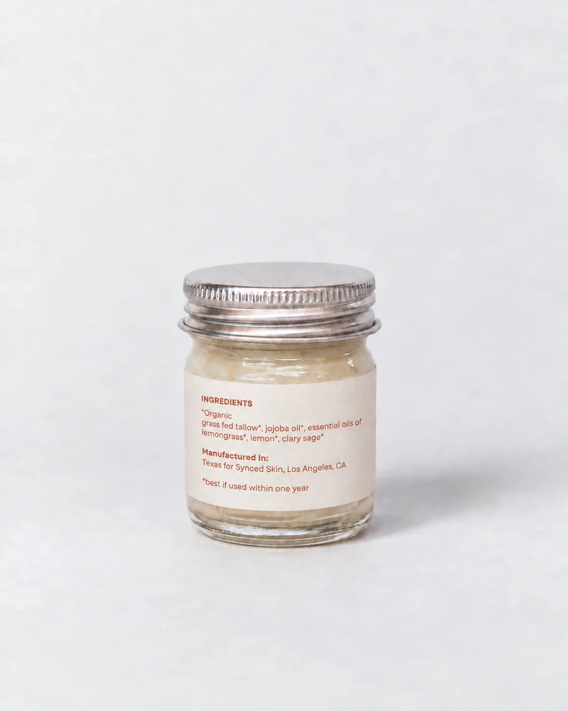 Illustrative rendering of the Mini Follicular / Ovulatory Balm back label; not a photograph of physical packaging