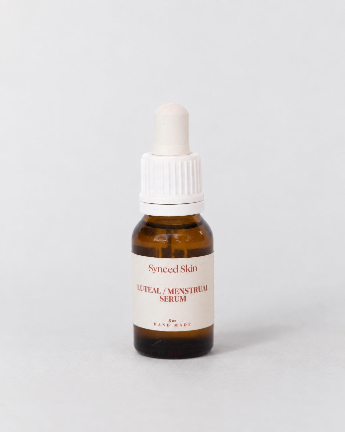 Luteal / Menstrual Serum — .5 oz bottle shown